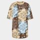 Karl Kani Small Signature Paisley Tee SAND/MULTICOLOR