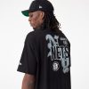 NEW ERA NBA TEAM GRPHC BP OS TEE BROOKLYN NETS BLACK