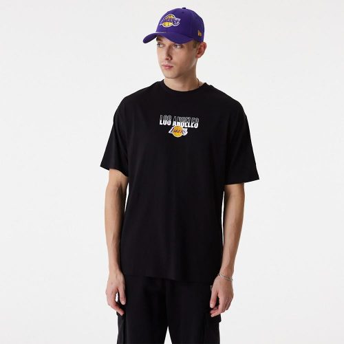 NEW ERA NBA CITY GRPHC BP OS TEE LOS ANGELES LAKERS BLACK XL