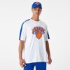 NEW ERA NBA COLOUR BLOCK OS TEE NEW YORK KNICKS WHITE XXL