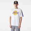 NEW ERA NBA COLOUR BLOCK OS TEE LOS ANGELES LAKERS WHITE XXL