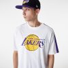 NEW ERA NBA COLOUR BLOCK OS TEE LOS ANGELES LAKERS WHITE M