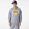 NEW ERA PULOVER NBA COLOUR BLOCK OS HOODY LOS ANGELES LAKERS GREY L