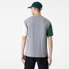 NEW ERA NBA CUT SEW OS TEE MILWAUKEE BUCKS GREY XL