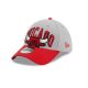 NEW ERA 3930 NBATO 23 CHICAGO BULLS GREY/RED M/L