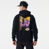 NEW ERA PULOVER SKYLINE GRAPHIC OS HOODY LOS ANGELES LAKERS BLACK L