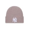 NEW ERA WMNS RIB POLYLANA BEANIE NEW YORK YANKEES BROWN ONE