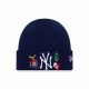 NEW ERA INF FESTIVE CUFF KNIT NEW YORK YANKEES BLUE ONE