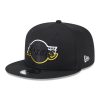 NEW ERA SPLIT LOGO 9FIFTY LOS ANGELES LAKERS BLACK