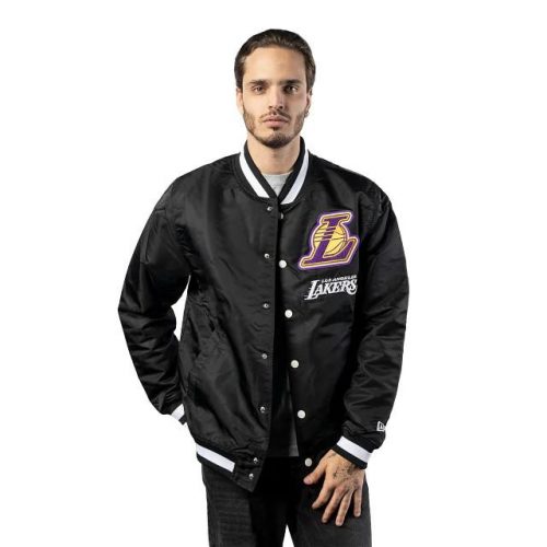 NEW ERA LOGOSELECT JACKET952 LOS ANGELES LAKERS BLACK L