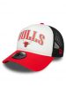 New Era NBA Retro Chicago Bulls E-Frame Trucker Cap White