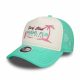 New Era Womens Foam Front New Era E-Frame Trucker Cap Green