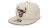 New Era Chicago Bulls Nba Seasonal Infill Stone 9Fifty Snapback Cap Light Brown M/L