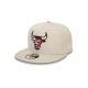 New Era Chicago Bulls Nba Seasonal Infill Stone 9Fifty Snapback Cap Light Brown M/L