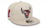 New Era Chicago Bulls Nba Seasonal Infill Stone 9Fifty Snapback Cap Light Brown M/L