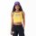 New Era NBA Team Wordmark Los Angeles Lakers Womens Crop Tank Top Yellow M