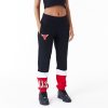 New Era NBA Colour Block Chicago Bulls Joggers Black