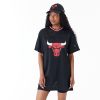 New Era NBA Chicago Bulls Womens Mesh Dress Black XS