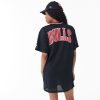 New Era NBA Chicago Bulls Womens Mesh Dress Black XS