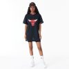 New Era NBA Chicago Bulls Womens Mesh Dress Black XS