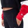 New Era NBA Colour Block Chicago Bulls Crop Crew Neck Sweatshirt Black S