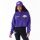 New Era NBA Team Logo Los Angeles Lakers Womens Crop Pullover Hoodie Purple M