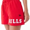 New Era NBA Team Logo Chicago Bulls Shorts Red S