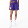 New Era NBA Team Logo Los Angeles Lakers Shorts Purple XS