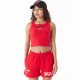 New Era NBA Team Logo Chicago Bulls Crop Tank Top Red XS