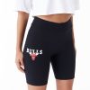 New Era NBA Logo Chicago Bulls Cycling Womens Shorts Black XS