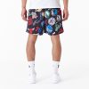 New Era NBA All Over Print Shorts Black