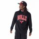 New Era NBA Arch Graphic Chicago Bulls Oversized Crew Neck Sweatshirt Black M