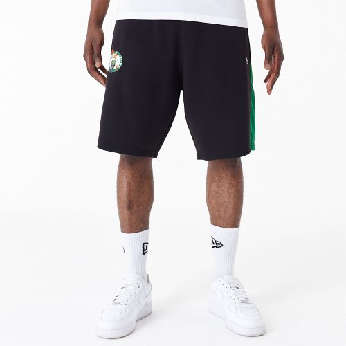 New Era NBA Mesh Panel Boston Celtics Oversized Shorts Black L