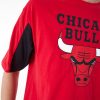 New Era NBA Panel Chicago Bulls Oversized T-Shirt Red M