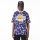 New Era NBA Team All Over Print Mesh Los Angeles Lakers Oversized T-Shirt Purple