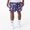 New Era NBA Team All Over Print Los Angeles Lakers Shorts Purple XXL