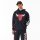 New Era NBA Mesh Panel Chicago Bulls Oversized Pullover Hoodie Black