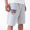 New Era NBA Script Los Angeles Lakers Oversized Shorts Grey S