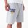 New Era NBA Script Los Angeles Lakers Oversized Shorts Grey L