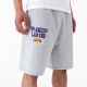 New Era NBA Script Los Angeles Lakers Oversized Shorts Grey S