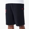 New Era NBA Script Chicago Bulls Oversized Shorts Black L