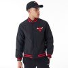 New Era NBA Script Chicago Bulls Bomber Jacket Black XL