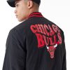 New Era NBA Script Chicago Bulls Bomber Jacket Black