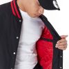 New Era NBA Script Chicago Bulls Bomber Jacket Black