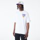 New Era NBA Script Los Angeles Lakers Oversized T-Shirt White M