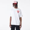 New Era NBA Script Chicago Bulls Oversized T-Shirt White L