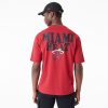 New Era NBA Script Miami Heat Oversized T-Shirt Red XXL