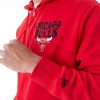 New Era NBA Script Chicago Bulls Full Zip Hoodie Red XXL