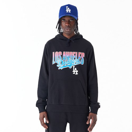 New Era MLB Gradient Graphic LA Dodgers Pullover Hoodie Black M