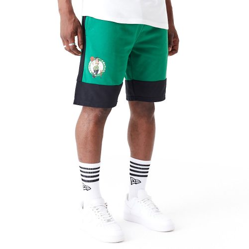 New Era NBA Colour Block Boston Celtics Shorts Green XXL